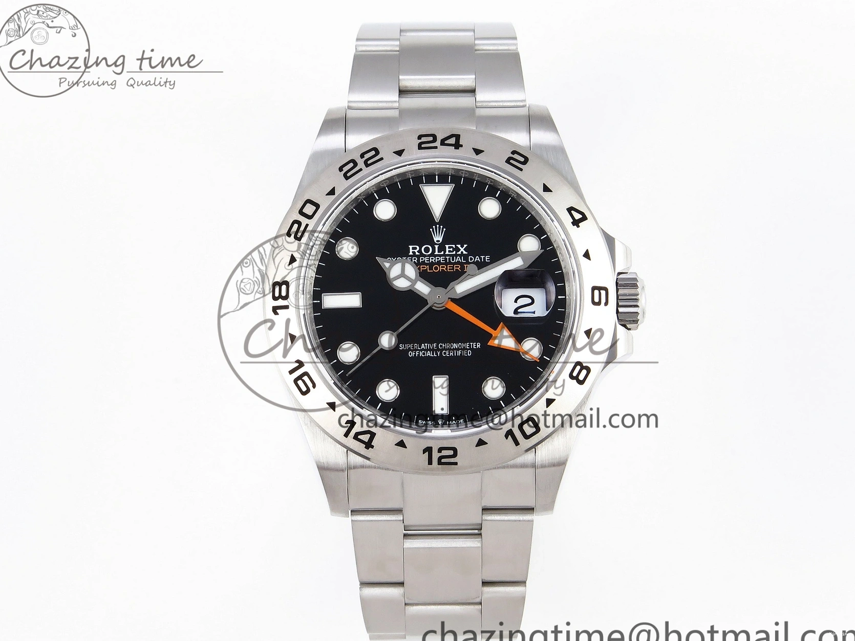 MiroTime 0329 Explorer II 42mm 226570 Black 904L SS GMF 1:1 Best Edition Black Dial on Bracelet VR3285 CHS HighPerformance 1903